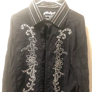 Stylish Dress Shirt/Club Shirt - LS - XL